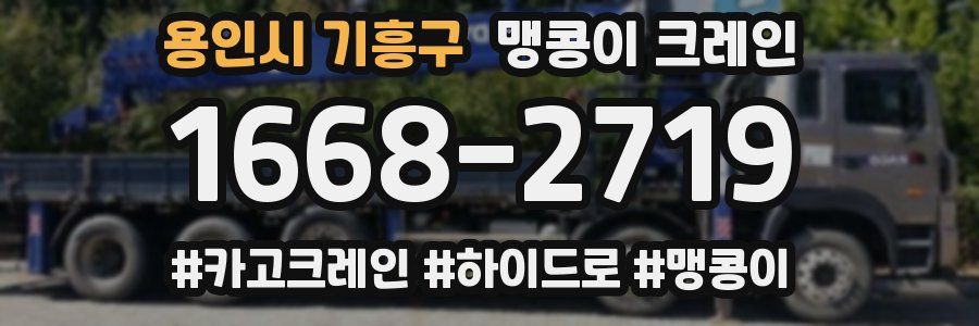 용인시 기흥구 맹콩이 크레인