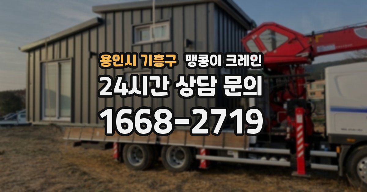 용인시 기흥구 맹콩이 크레인