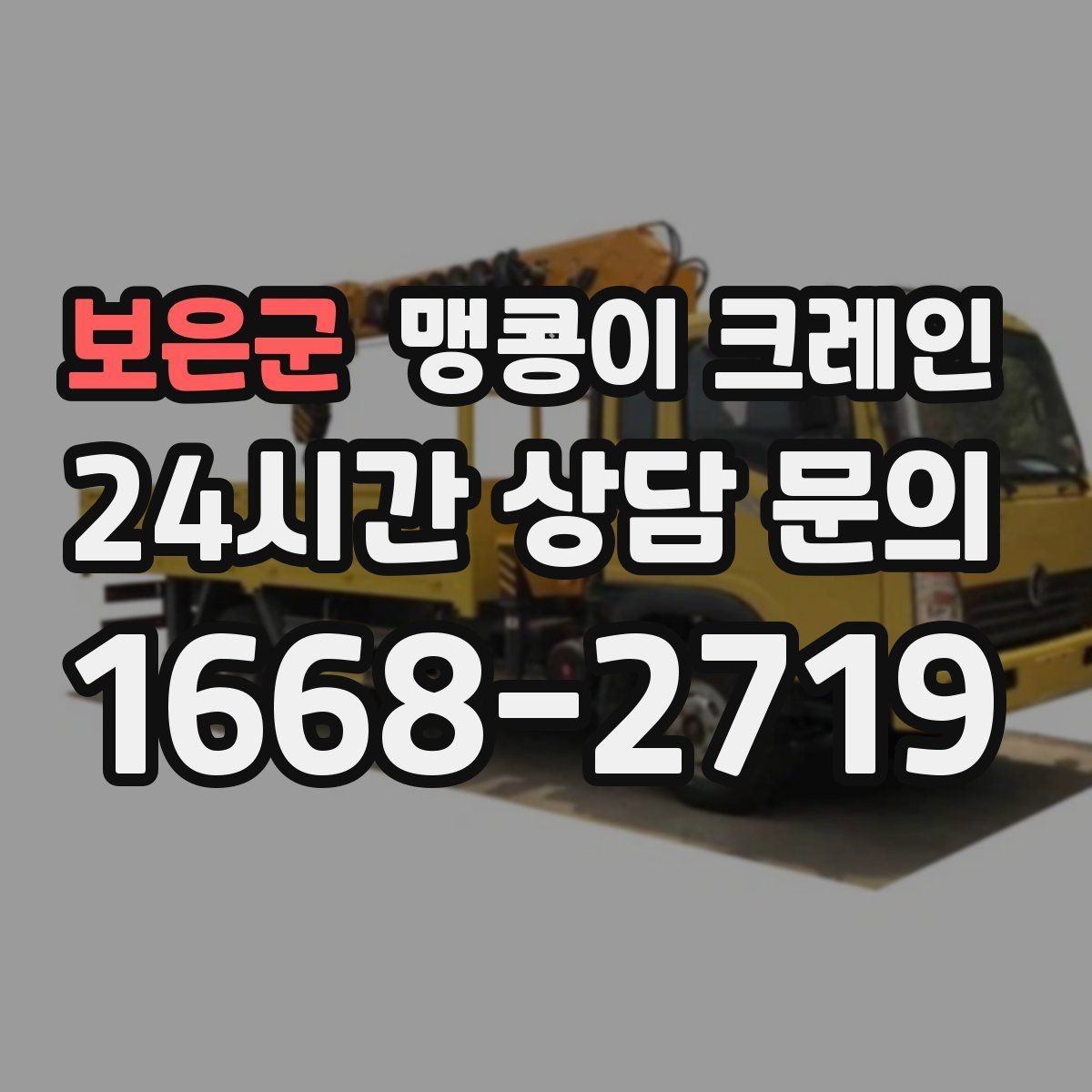 보은군 맹콩이 크레인 공장 내부 반입 작업에 적합한 이유