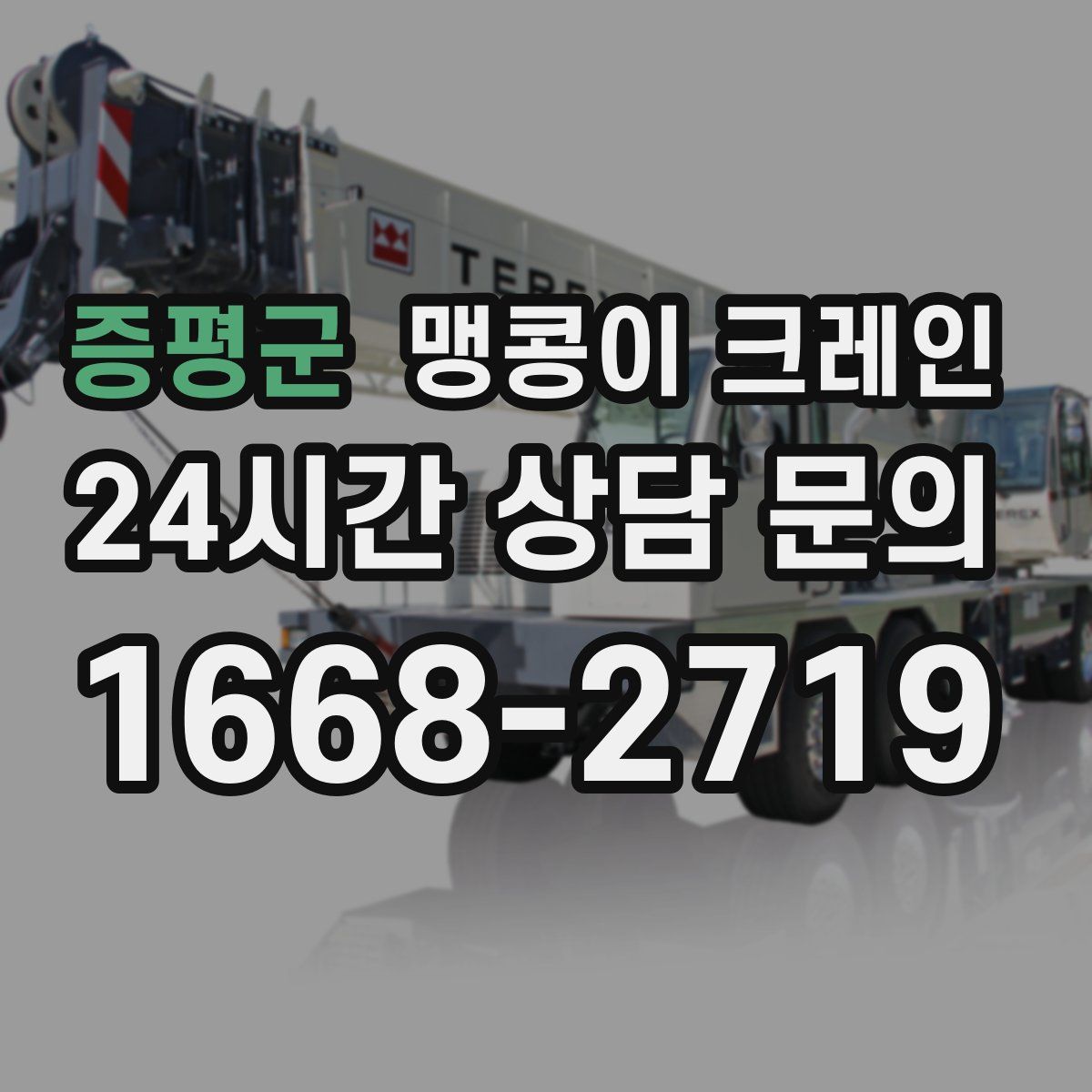 증평군 맹콩이 크레인