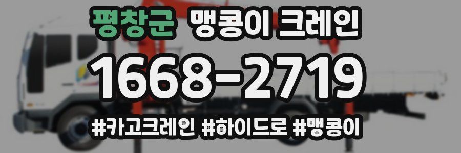 평창군 맹콩이 크레인