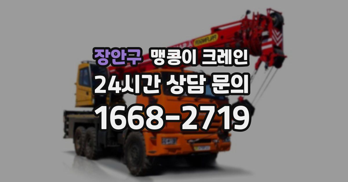 장안구 맹콩이 크레인