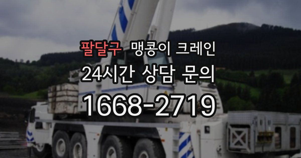 팔달구 맹콩이 크레인