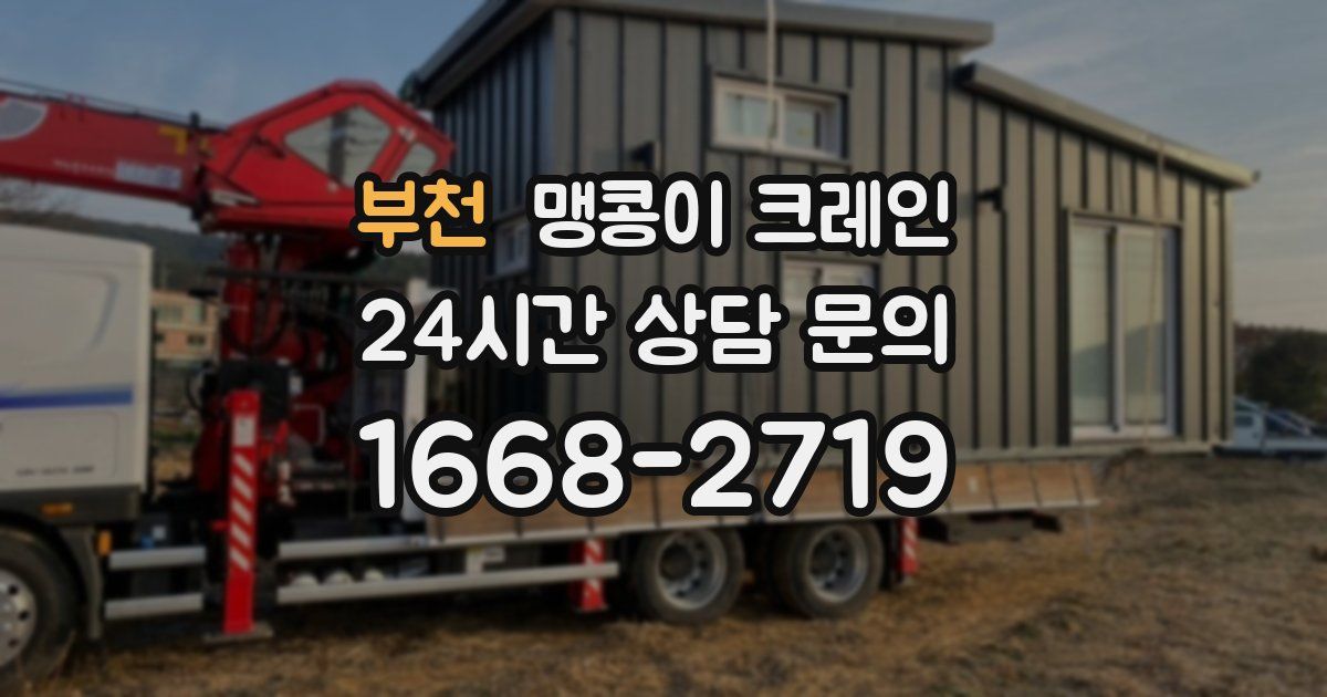 부천 맹콩이 크레인