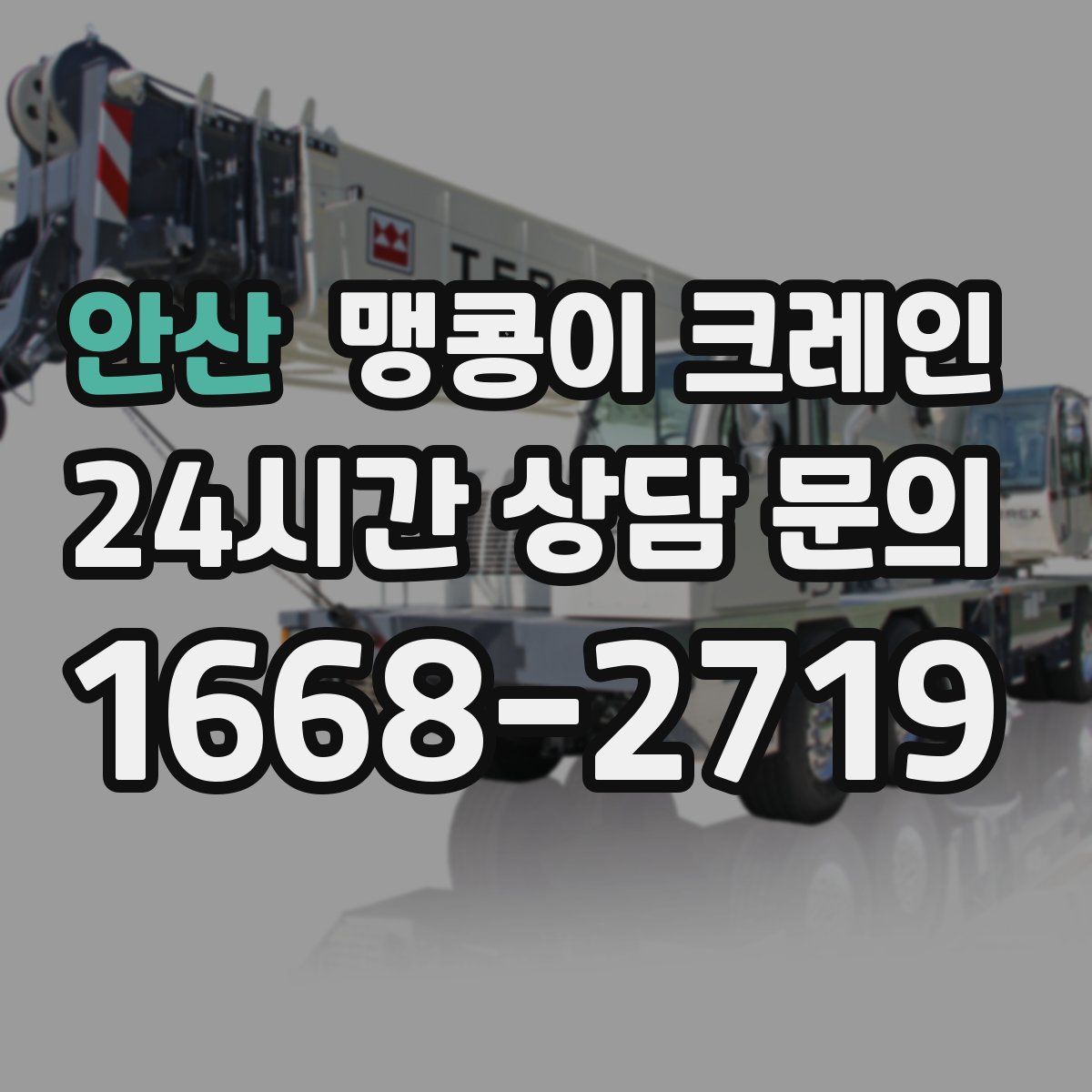 안산 맹콩이 크레인