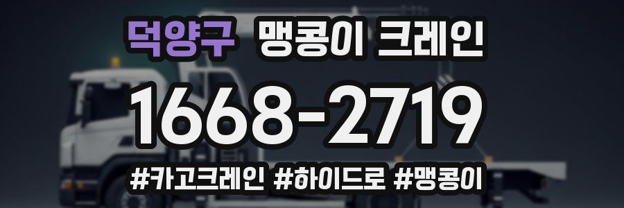 덕양구 맹콩이 크레인