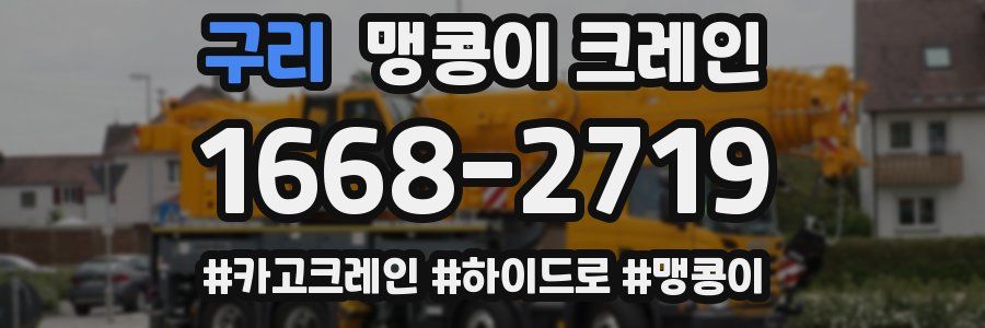 구리 맹콩이 크레인