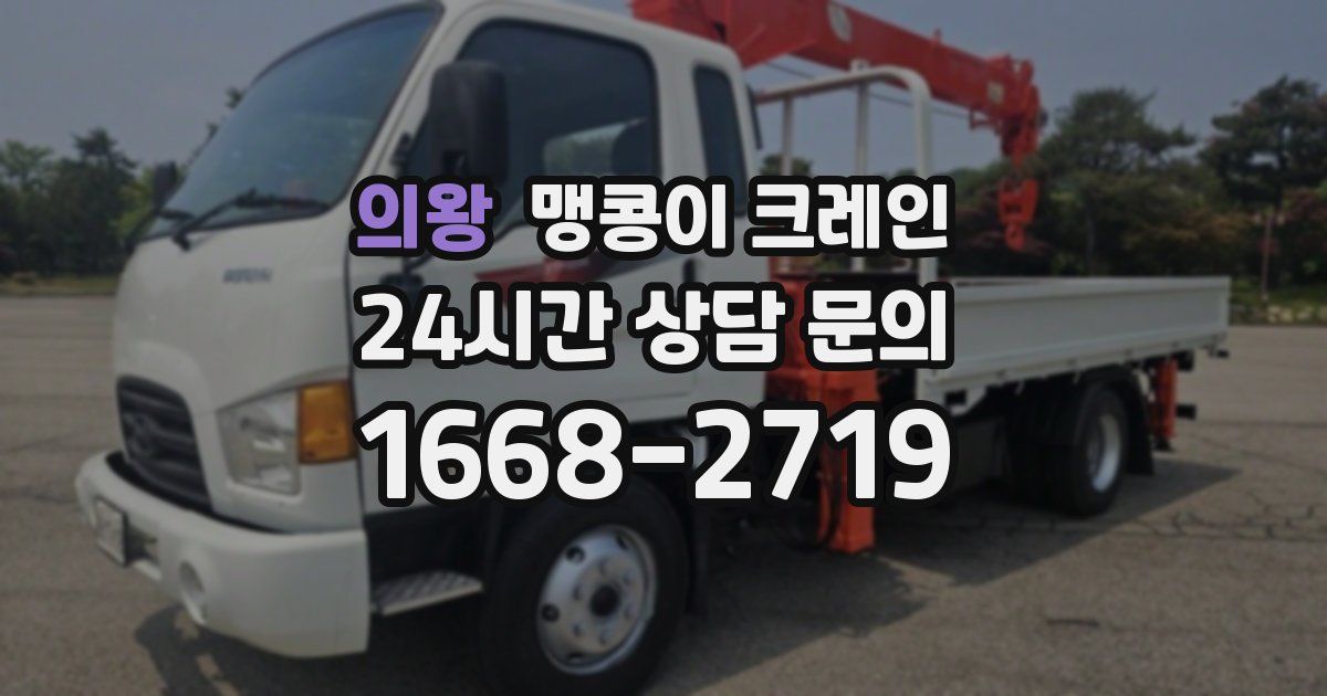 의왕 맹콩이 크레인