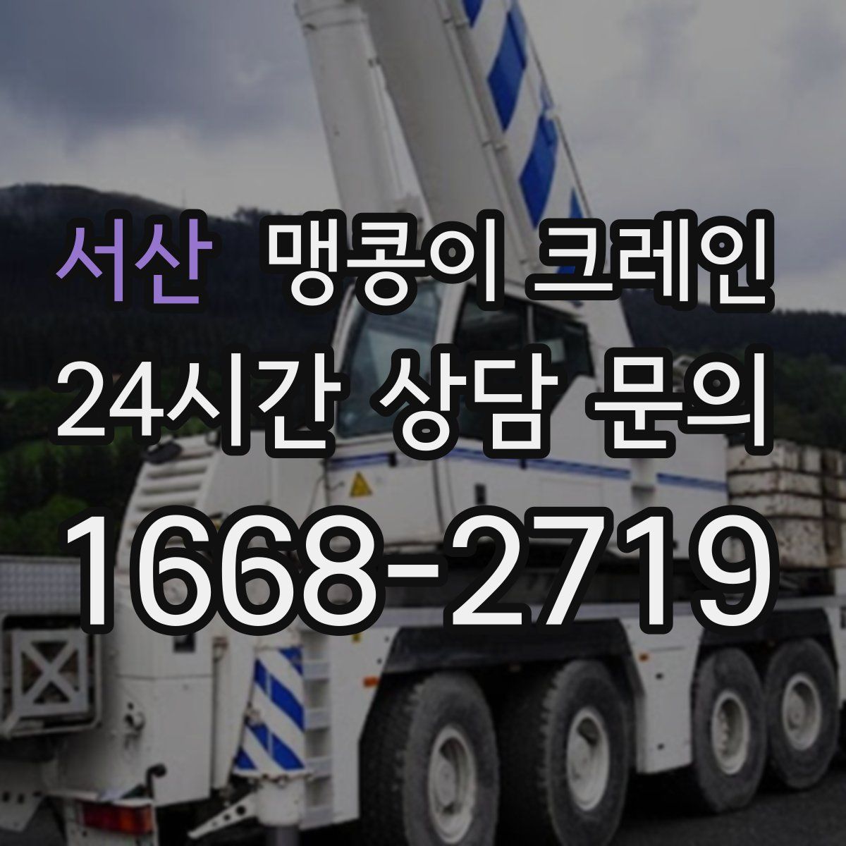 서산 맹콩이 크레인