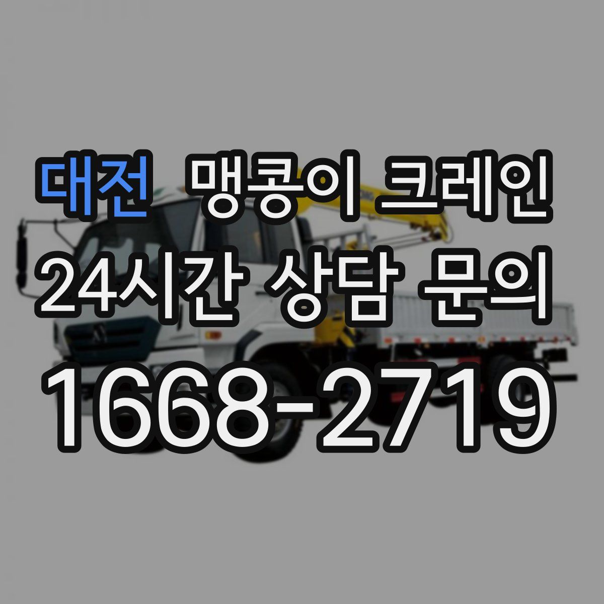 대전 맹콩이 크레인