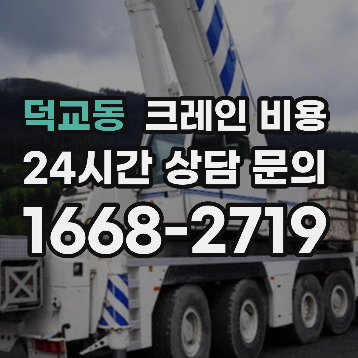 덕교동 크레인 비용