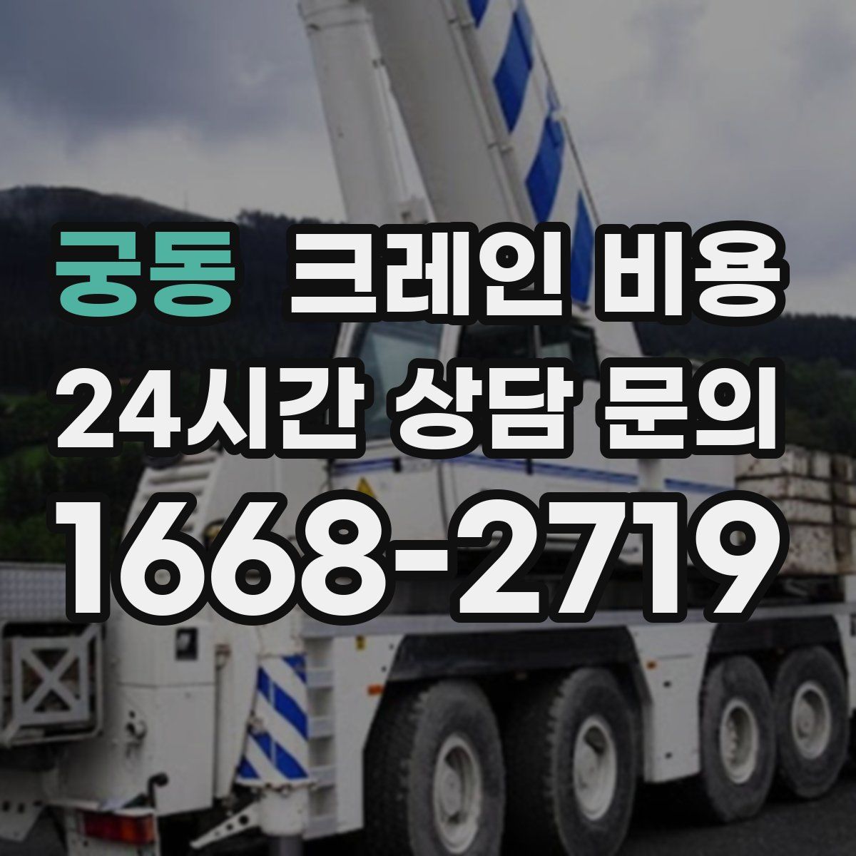 궁동 크레인 비용