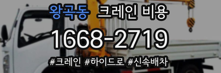 왕곡동 크레인 비용