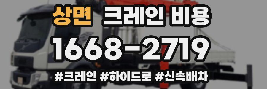 상면 크레인 비용