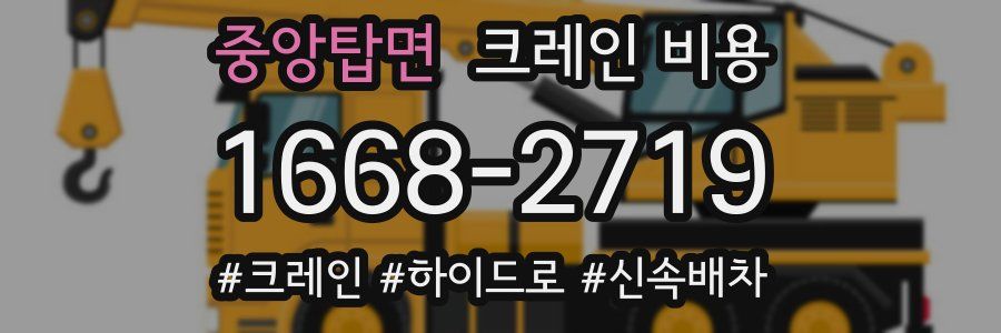 중앙탑면 크레인 비용