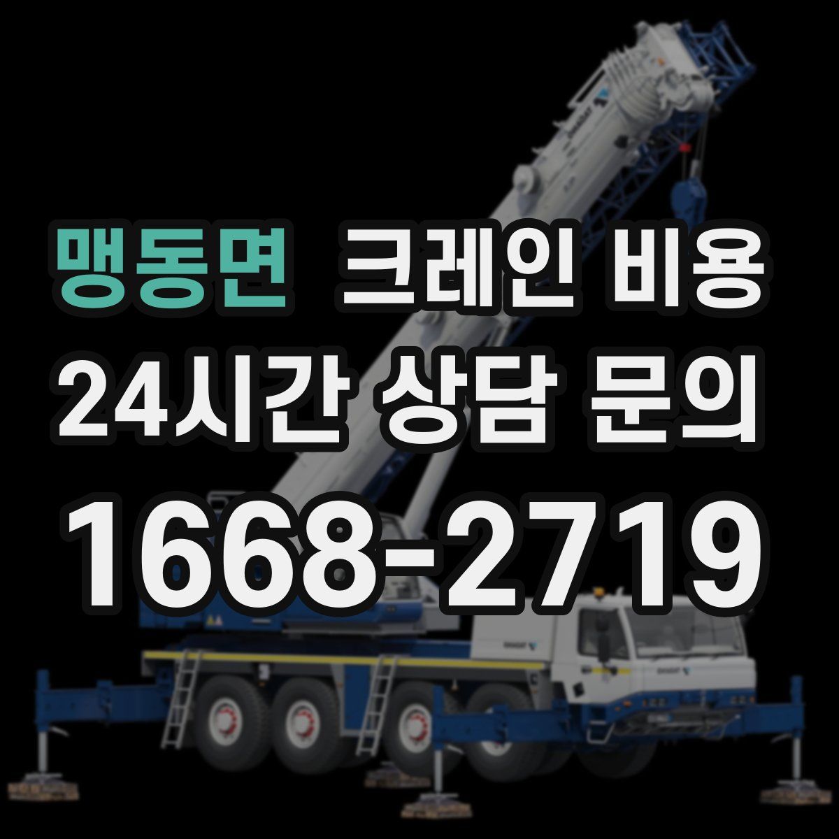 맹동면 크레인 비용
