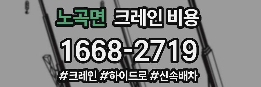 노곡면 크레인 비용