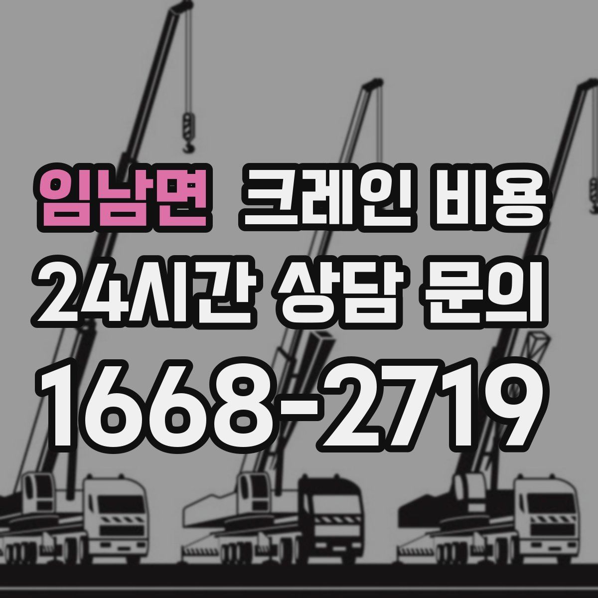 임남면 크레인 비용