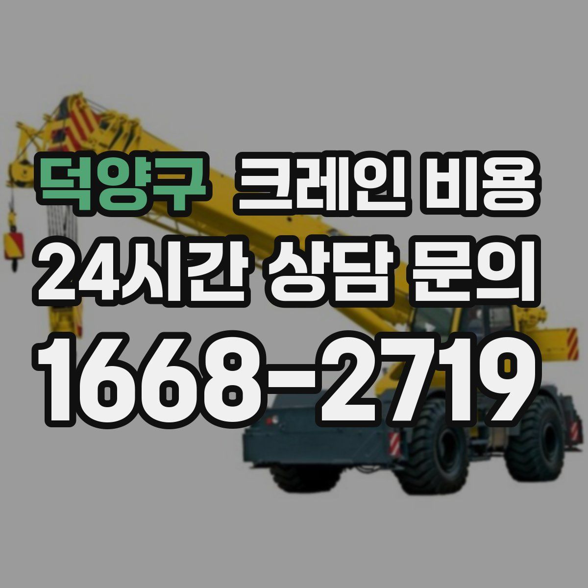 덕양구 크레인 비용