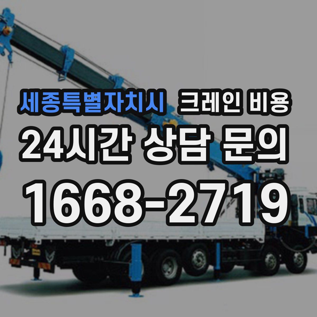 세종특별자치시 크레인 비용