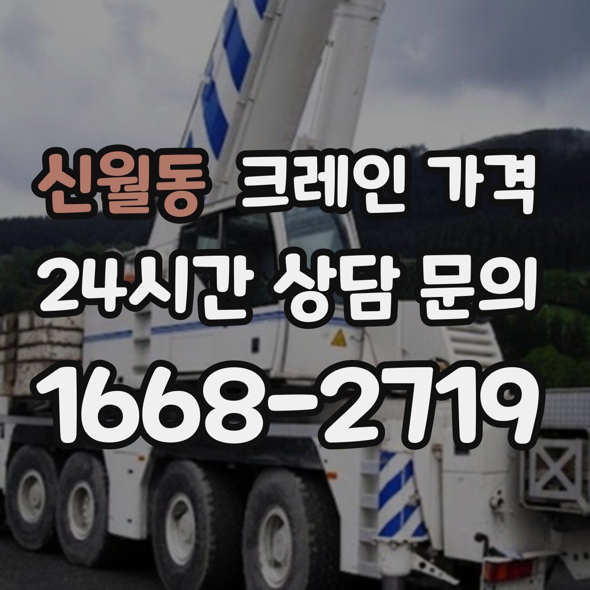 신월동 크레인 가격