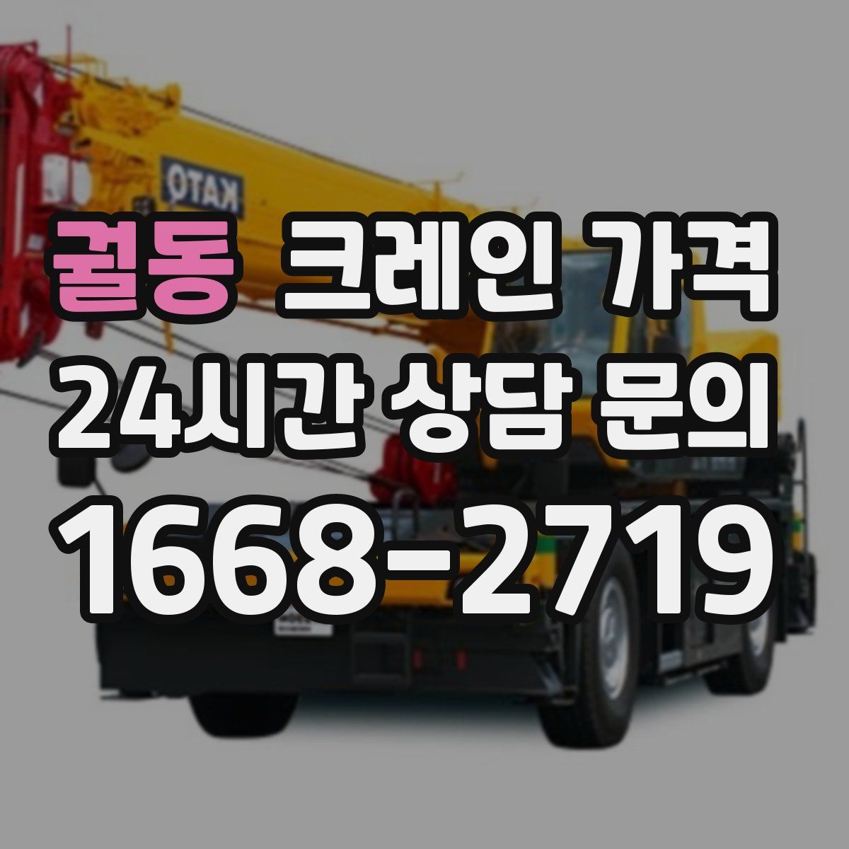 궐동 크레인 가격