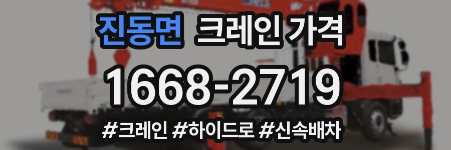 진동면 크레인 가격