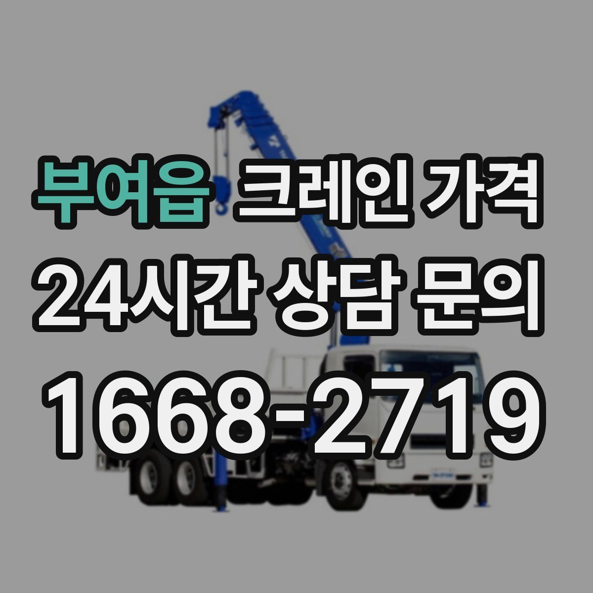 부여읍 크레인 가격