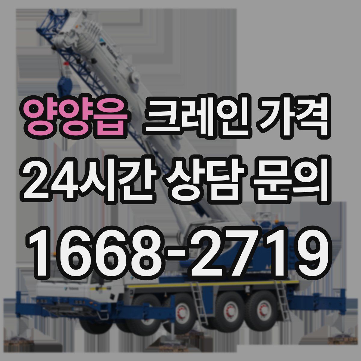 양양읍 크레인 가격