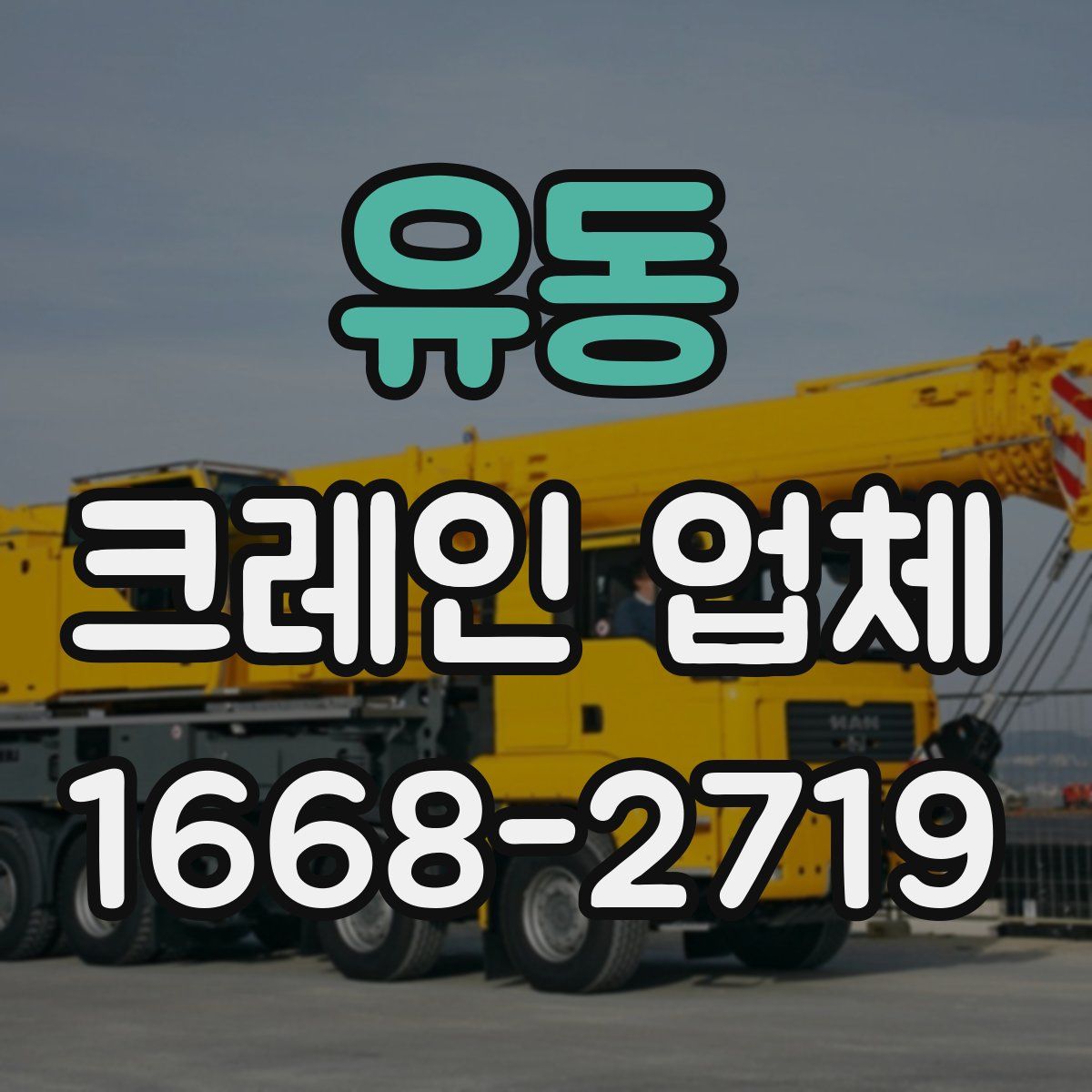 유동 크레인 업체
