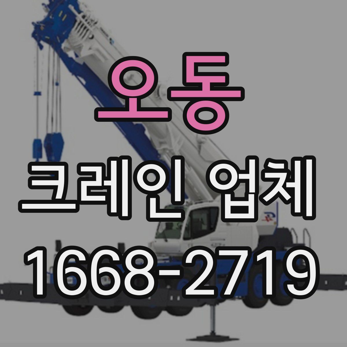 오동 크레인 업체