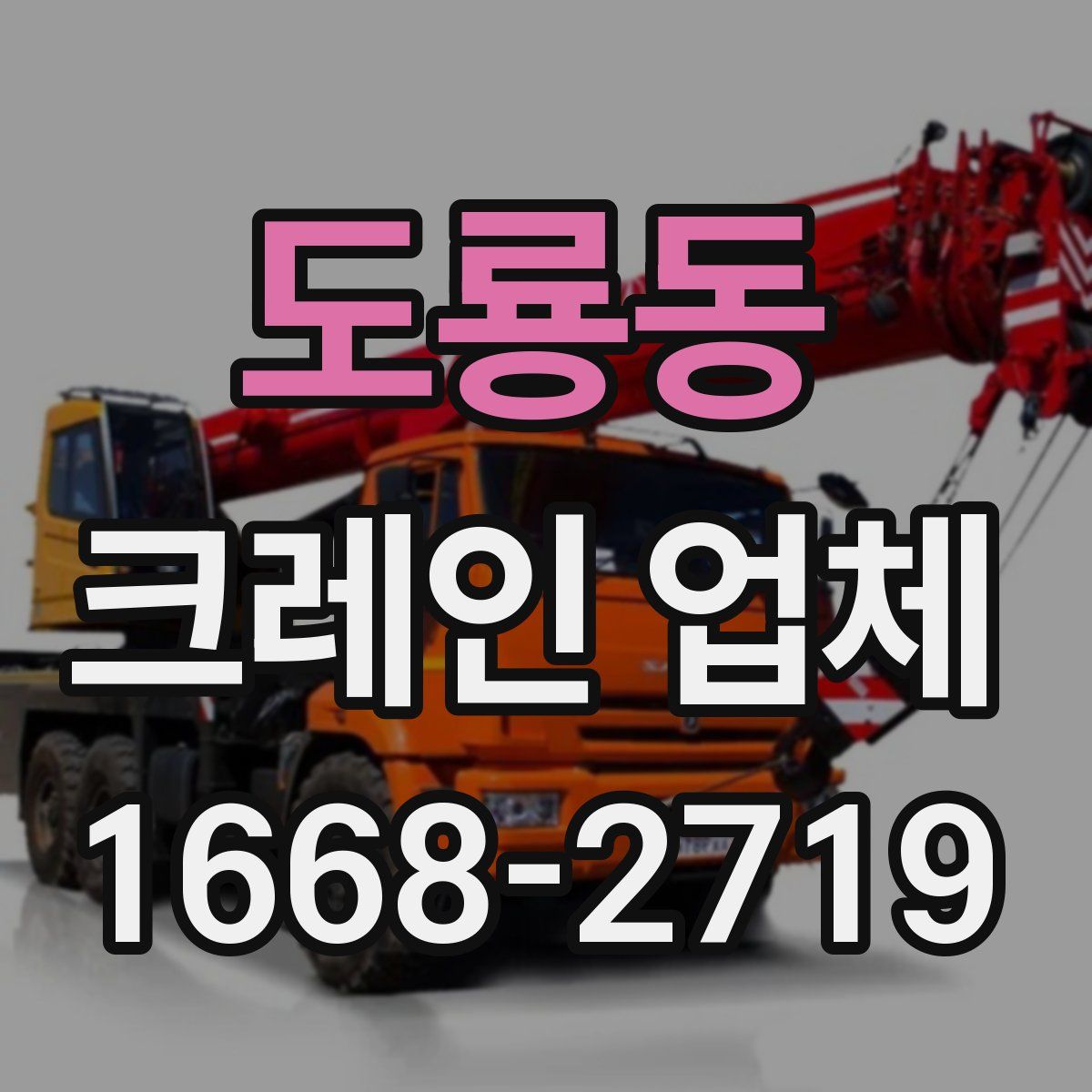 도룡동 크레인 업체