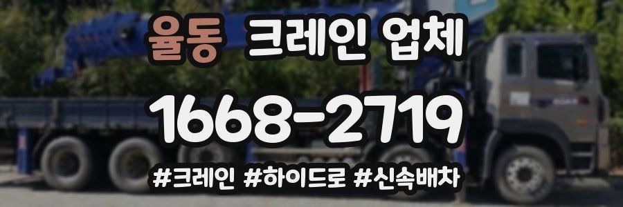 율동 크레인 업체