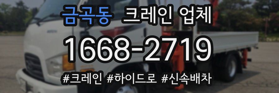 금곡동 크레인 업체