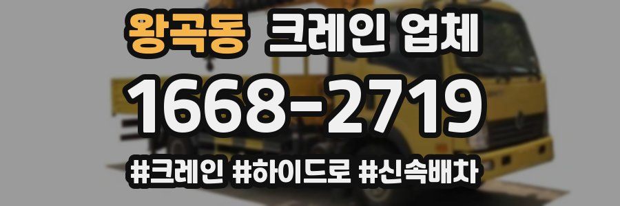 왕곡동 크레인 업체