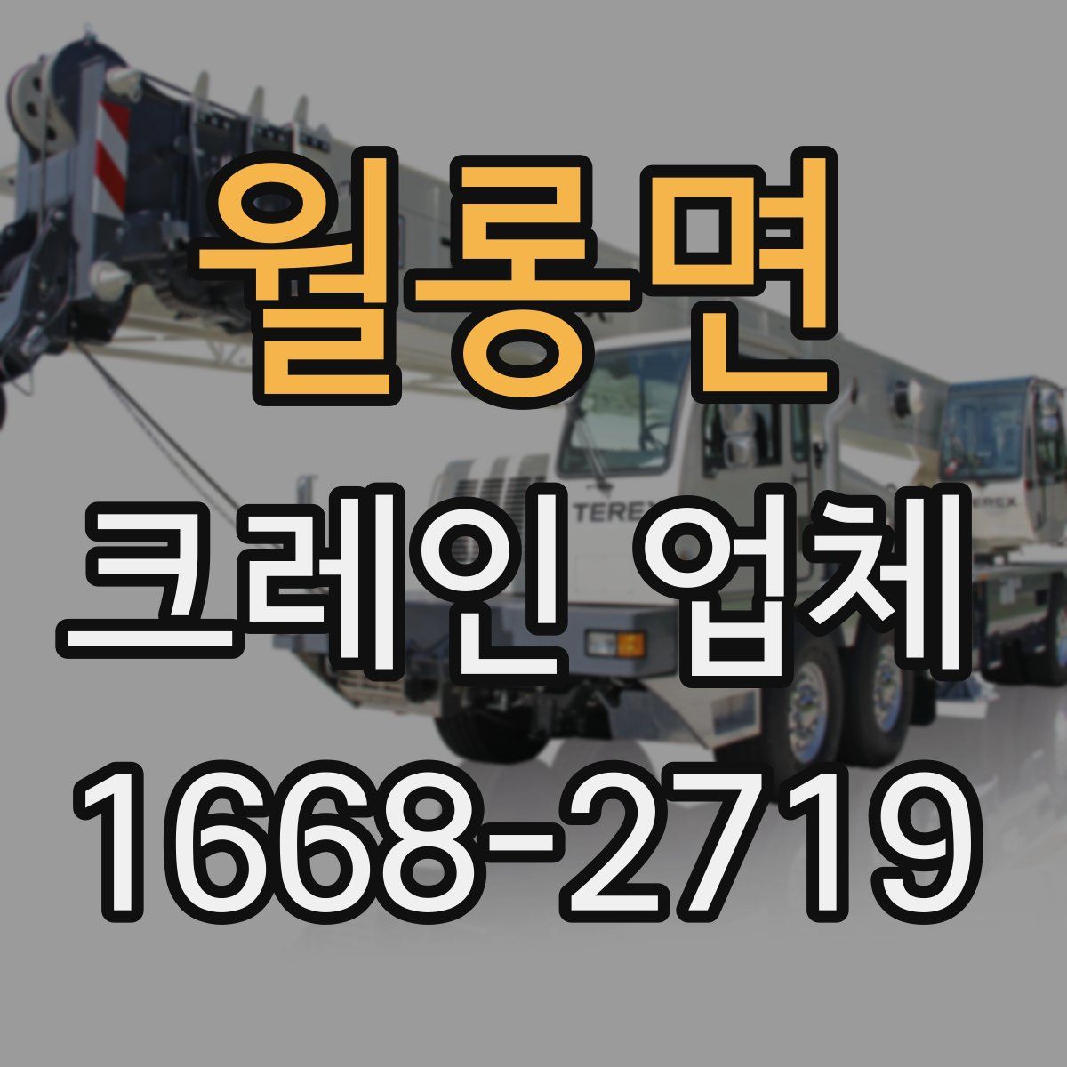 월롱면 크레인 업체