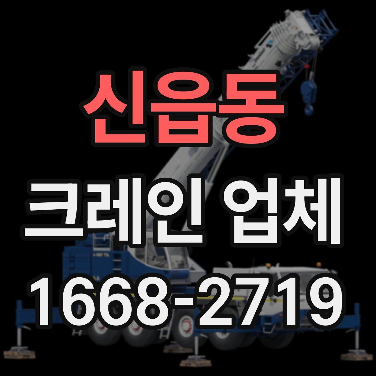신읍동 크레인 업체