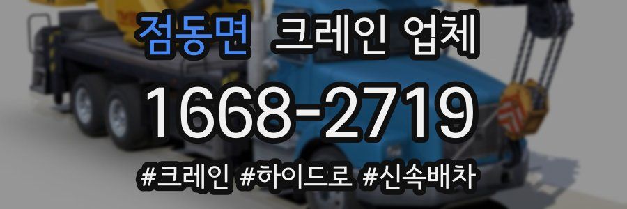 점동면 크레인 업체