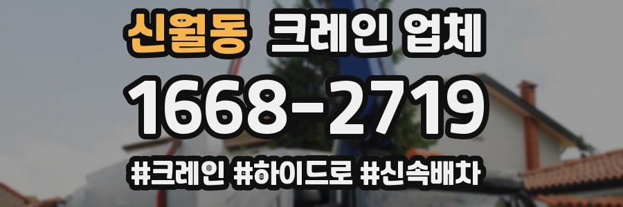 신월동 크레인 업체