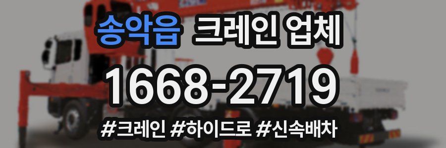 송악읍 크레인 업체