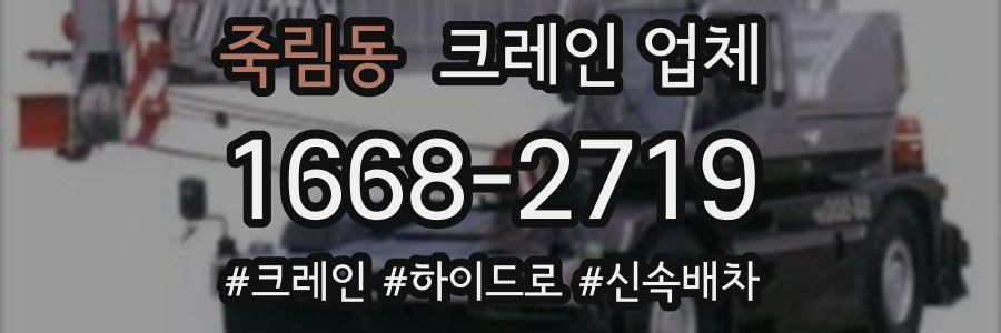 죽림동 크레인 업체