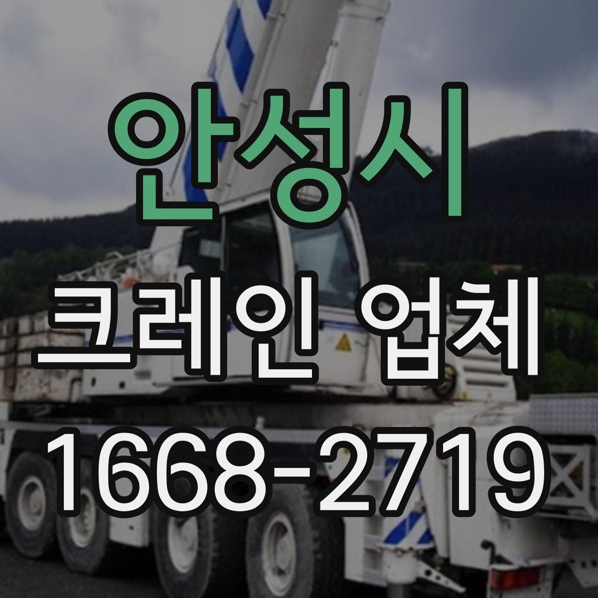 안성시 크레인 업체