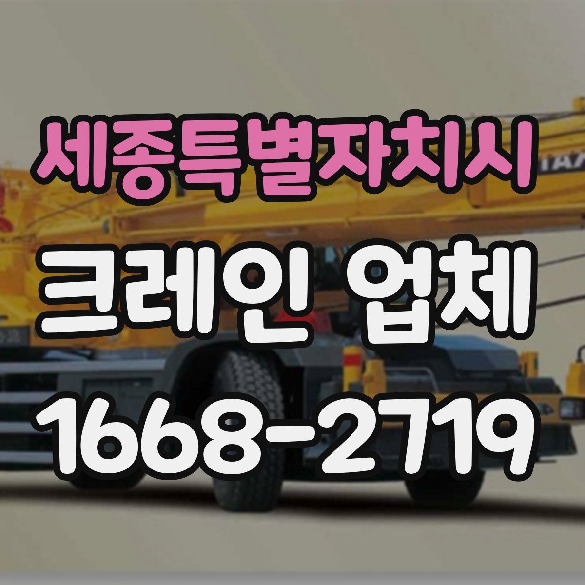 세종특별자치시 크레인 업체