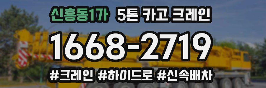 신흥동1가 5톤 카고 크레인