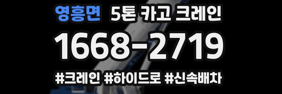 영흥면 5톤 카고 크레인