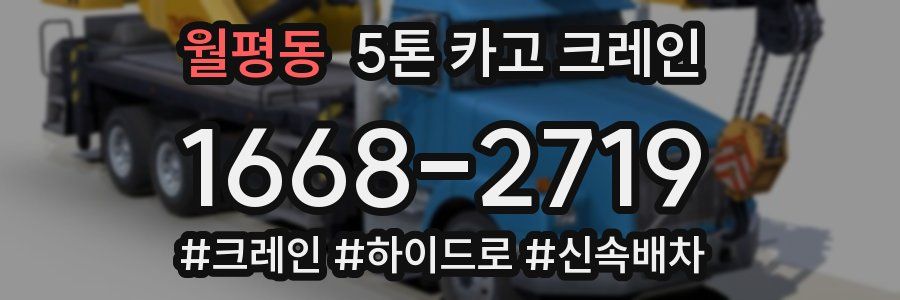 월평동 5톤 카고 크레인