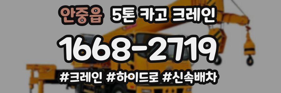 안중읍 5톤 카고 크레인