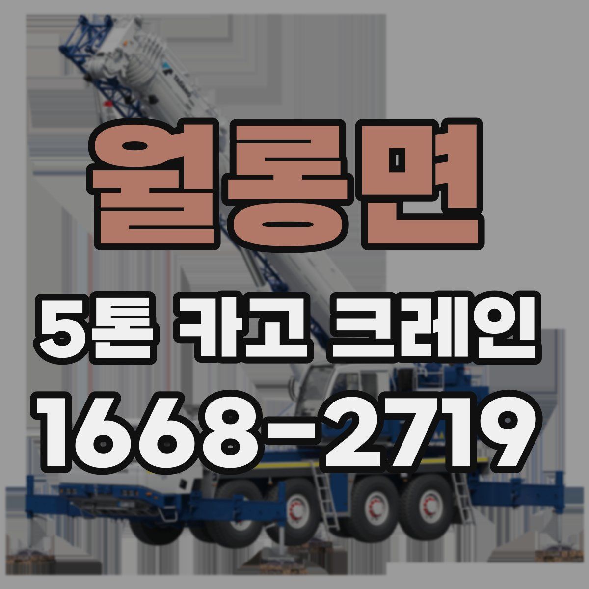 월롱면 5톤 카고 크레인