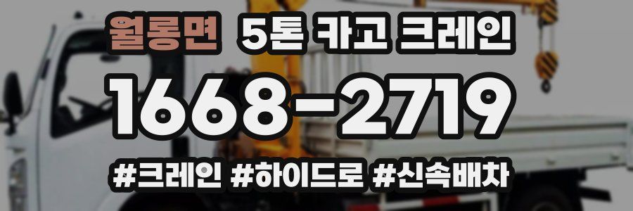 월롱면 5톤 카고 크레인