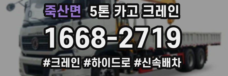죽산면 5톤 카고 크레인
